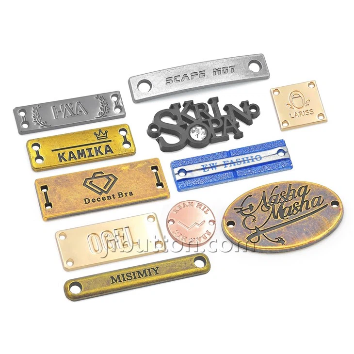 Metal Logo Plates For Handbags