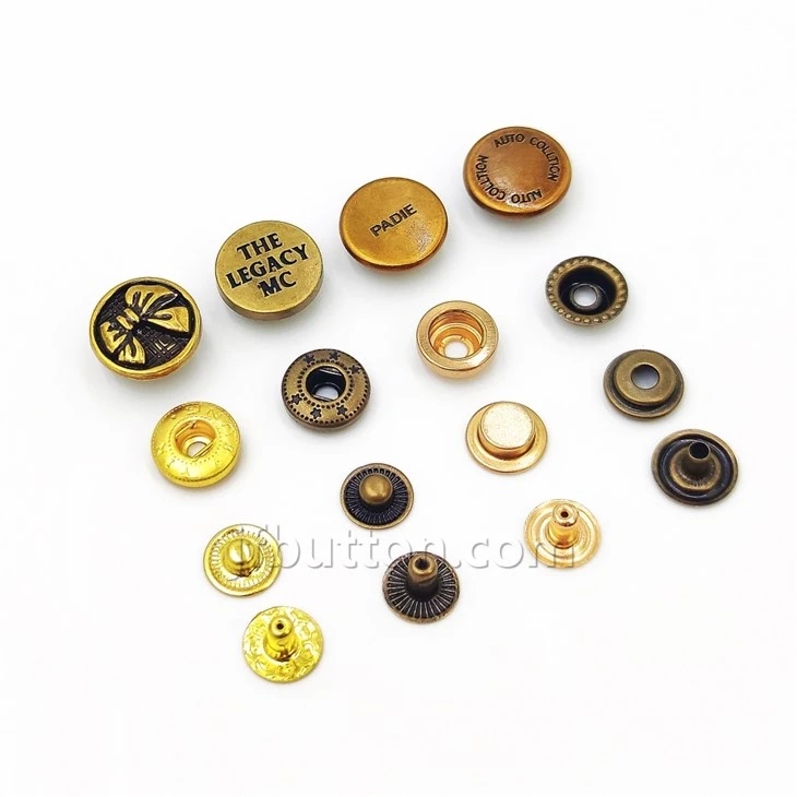 Metal Snap On Buttons