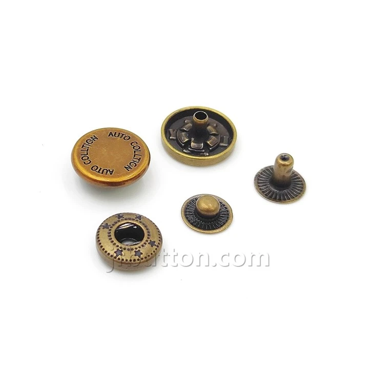 Metal Snap On Buttons