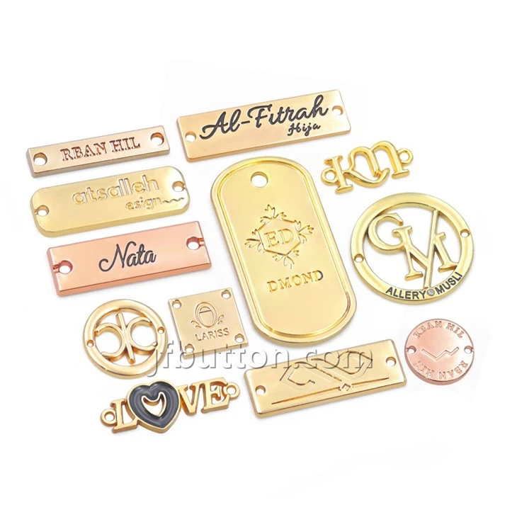 Small Metal Logo Plates