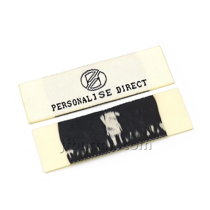 Damask Woven Labels For Clothing factory