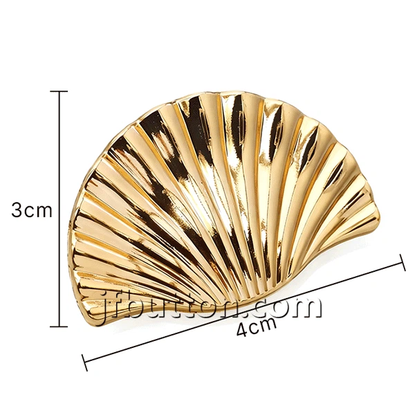 Metal Faux Shell Button factory