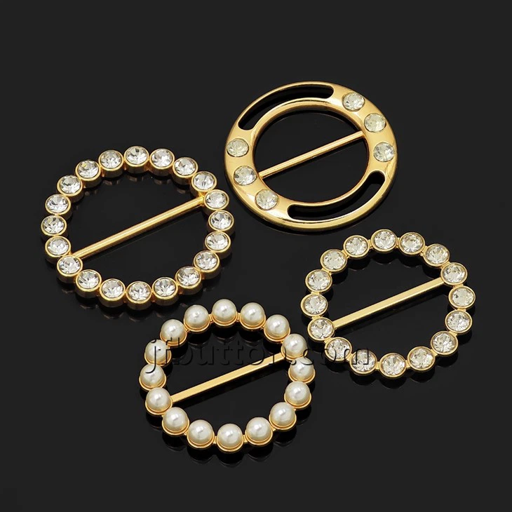 Round Dress Bucke With Diamond factory