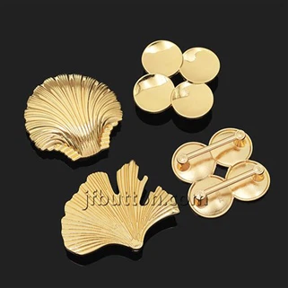 Ginkgo lapų maudymosi kostiumėlis, metalinis užsegimas