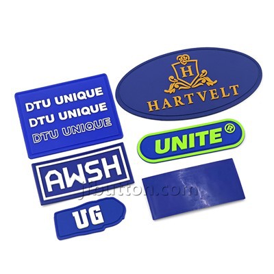 Minkšta silikono etiketė su logotipu