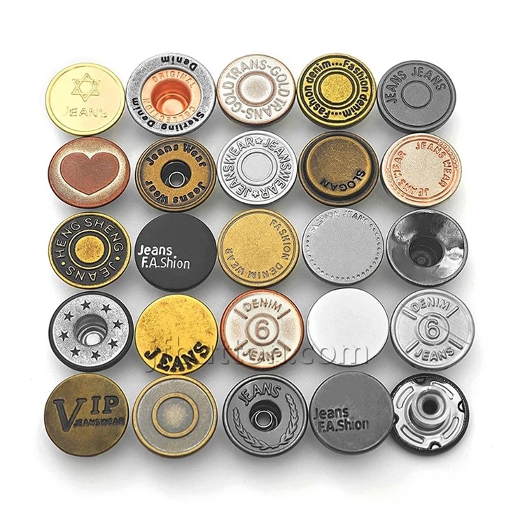 Vintage Denim Buttons